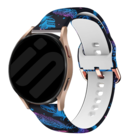 Strap-it Strap-it Bracelet silicone Funky Feather Samsung Galaxy Watch 7 - 44mm