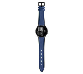 Strap-it Bracelet hybrid cuir Samsung Galaxy Watch 7 - 44mm (bleu foncé)
