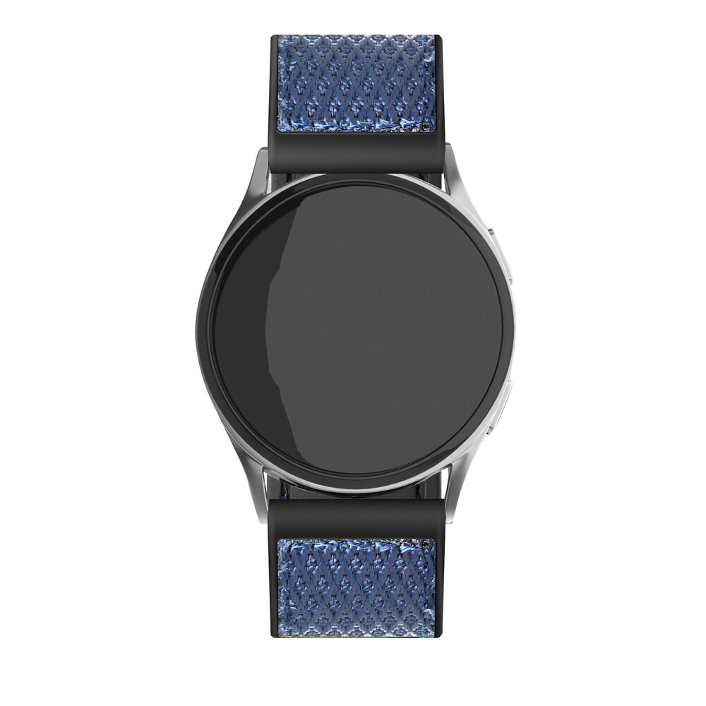 Strap-it Strap-it Bracelet nylon hybride Samsung Galaxy Watch 7 - 44mm (bleu)