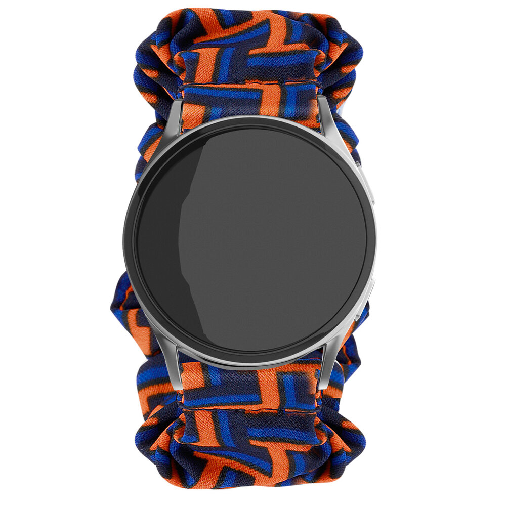 Strap-it Strap-it Bracelet chouchou Samsung Galaxy Watch 7 - 44mm (noir/orange/bleu)