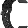 Strap-it Strap-it Bracelet silicone avec trous Samsung Galaxy Watch 7 - 44mm (noir)