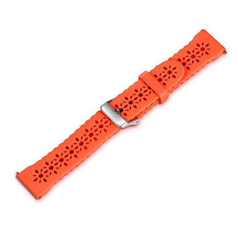 Strap-it Strap-it Bracelet silicone avec motif Samsung Galaxy Watch 7 - 44mm (orange)