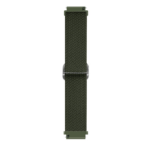 Strap-it Strap-it Bracelet tissé réglable Samsung Galaxy Watch 7 - 44mm (vert)