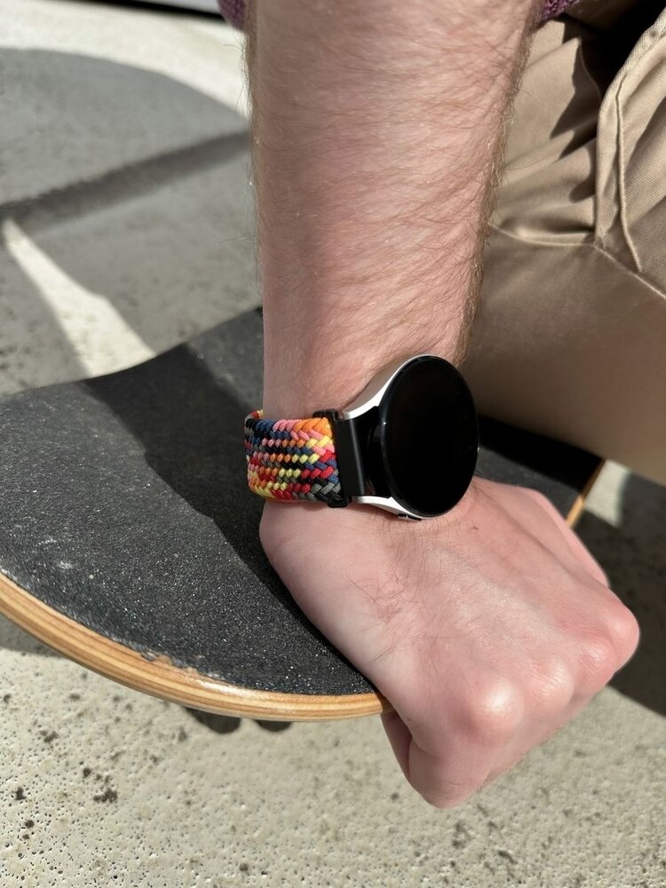 Strap-it Strap-it Bracelet tissé réglable Samsung Galaxy Watch 7 - 44mm (multicolore)