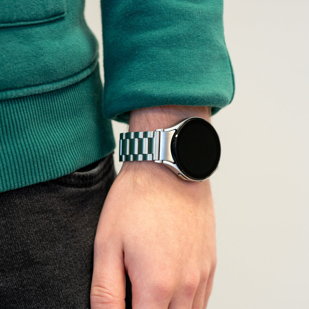 Bandz Bandz Bracelet acier 'Classic' Samsung Galaxy Watch 7 - 44mm (argent)