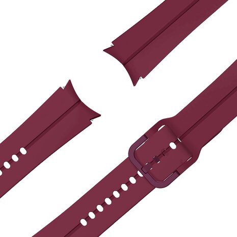 Bandz Bandz Bracelet silicone 'Extreme' Samsung Galaxy Watch 7 - 44mm (rouge vin)