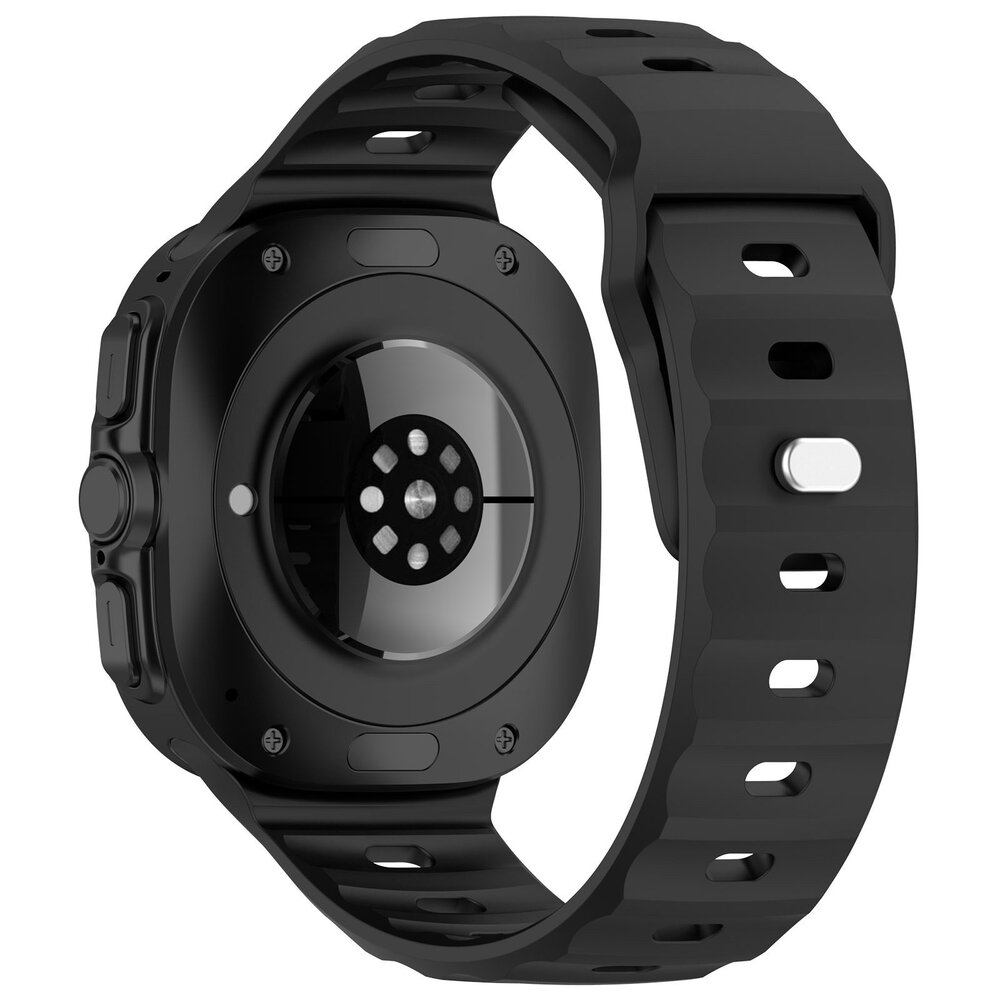 Strap-it Strap-it Bracelet silicone robuste Samsung Galaxy Watch Ultra (noir)