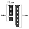 Strap-it Strap-it Bracelet silicone robuste Samsung Galaxy Watch Ultra (noir) Strap-it Strap-it Bracelet silicone robuste Samsung Galaxy Watch Ultra (noir)