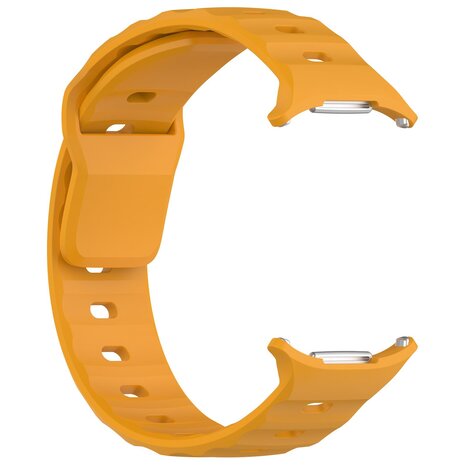 Strap-it Strap-it Bracelet silicone robuste Samsung Galaxy Watch Ultra (jaune/orange)