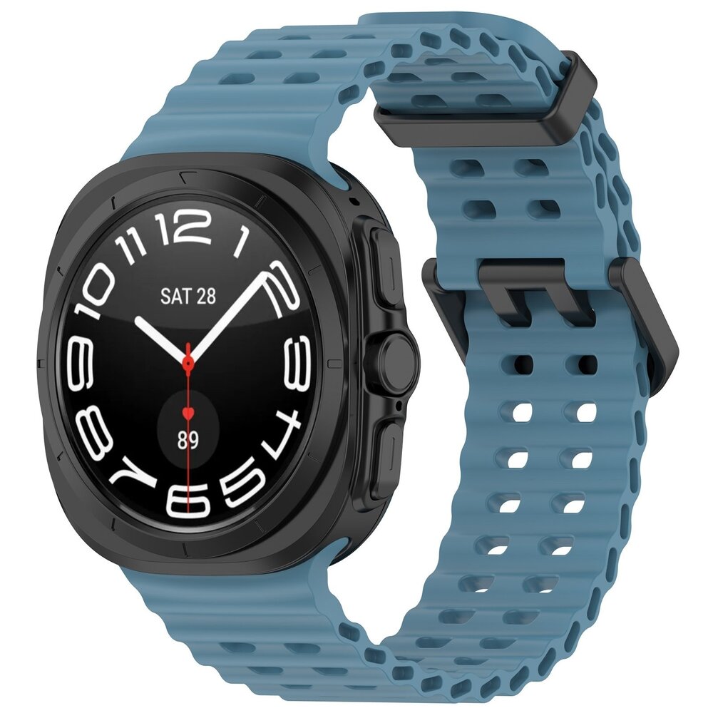 Strap-it Strap-it Bracelet Océan Samsung Galaxy Watch Ultra (gris bleu)