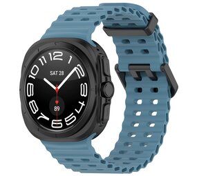 Strap-it Bracelet Océan Samsung Galaxy Watch Ultra (gris bleu)