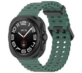Strap-it Bracelet Océan Samsung Galaxy Watch Ultra (vert foncé)