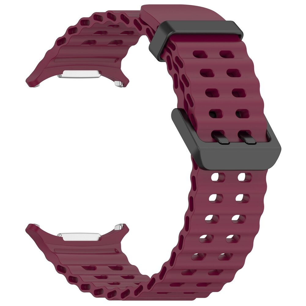 Strap-it Strap-it Bracelet Océan Samsung Galaxy Watch Ultra (rouge foncé)