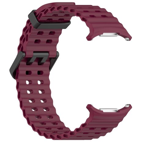 Strap-it Strap-it Bracelet Océan Samsung Galaxy Watch Ultra (rouge foncé)