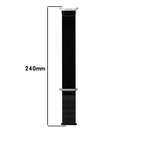 Strap-it Strap-it Bracelet nylon Samsung Galaxy Watch Ultra (noir)