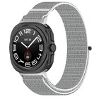 Strap-it Strap-it Bracelet nylon Samsung Galaxy Watch Ultra (coquillage)