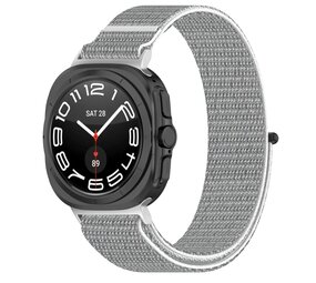 Strap-it Bracelet nylon Samsung Galaxy Watch Ultra (coquillage) Strap-it Bracelet nylon Samsung Galaxy Watch Ultra (coquillage)