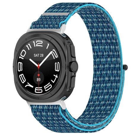 Strap-it Strap-it Bracelet nylon Samsung Galaxy Watch Ultra (océan bleu)