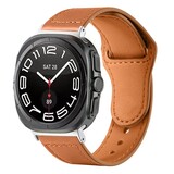 Strap-it Bracelet cuir Samsung Galaxy Watch Ultra (brun)