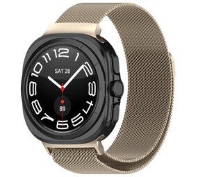Strap-it Bracelet milanais Samsung Galaxy Watch Ultra (lumière stellaire)