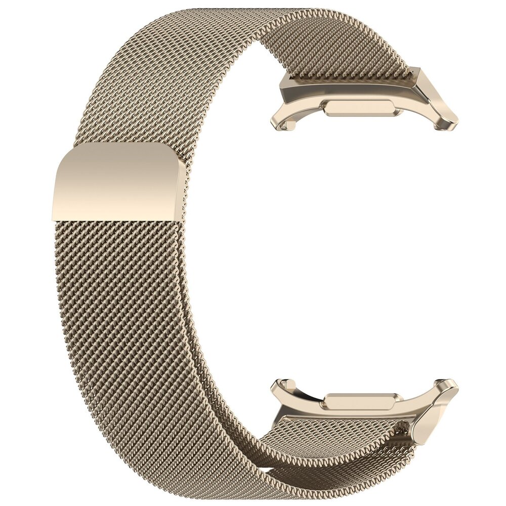 Strap-it Strap-it Bracelet milanais Samsung Galaxy Watch Ultra (lumière stellaire) Strap-it Strap-it Bracelet milanais Samsung Galaxy Watch Ultra (lumière stellaire)