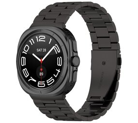 Strap-it Bracelet acier Samsung Galaxy Watch Ultra (noir)