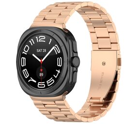 Strap-it Bracelet acier Samsung Galaxy Watch Ultra (or rose)