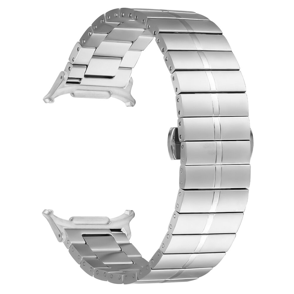 Strap-it Strap-it Bracelet métal de luxe Samsung Galaxy Watch Ultra (argent)