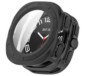 Strap-it Coque rigide avec verre  Samsung Galaxy Watch Ultra (noir)