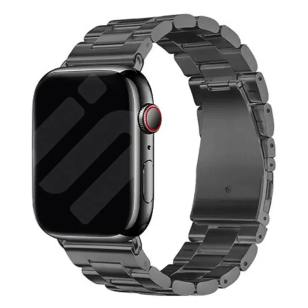 Strap-it Strap-it Bracelet acier Apple Watch (gris foncé)