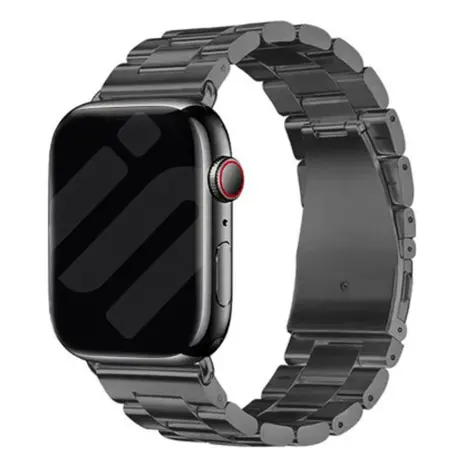 Strap-it Strap-it Bracelet acier Apple Watch (gris foncé)