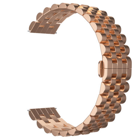 Strap-it Strap-it Bracelet acier Jubilee Huawei watch GT (or rose) Strap-it Strap-it Bracelet acier Jubilee Huawei watch GT (or rose)