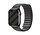 Strap-it Bracelet Alcantara Apple Watch (noir)