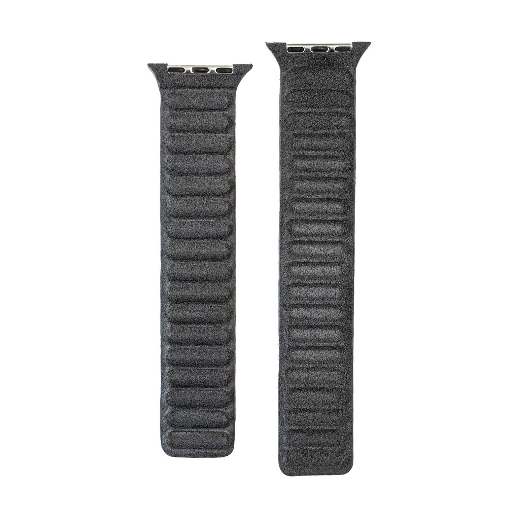 Strap-it Strap-it Bracelet Alcantara Apple Watch (noir)