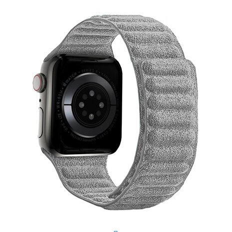 Strap-it Strap-it Bracelet Alcantara Apple Watch (gris)