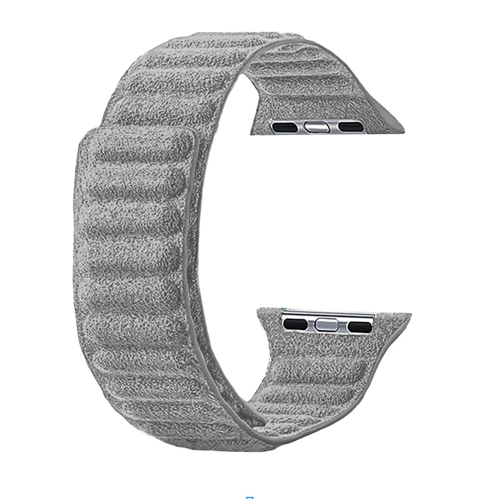 Strap-it Strap-it Bracelet Alcantara Apple Watch (gris)