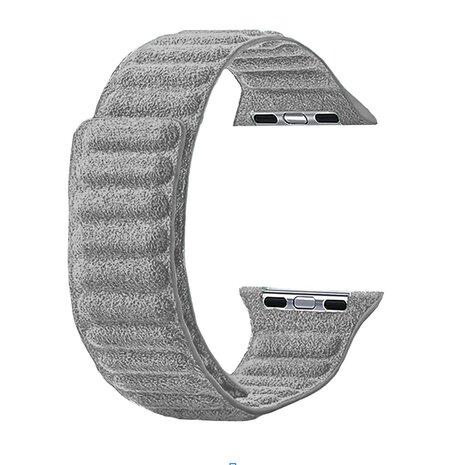 Strap-it Strap-it Bracelet Alcantara Apple Watch (gris)