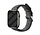 Strap-it Bracelet Alcantara avec boucle Apple Watch (noir)