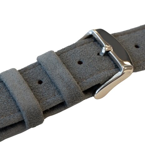 Strap-it Strap-it Bracelet Alcantara avec boucle Apple Watch (gris) Strap-it Strap-it Bracelet Alcantara avec boucle Apple Watch (gris)