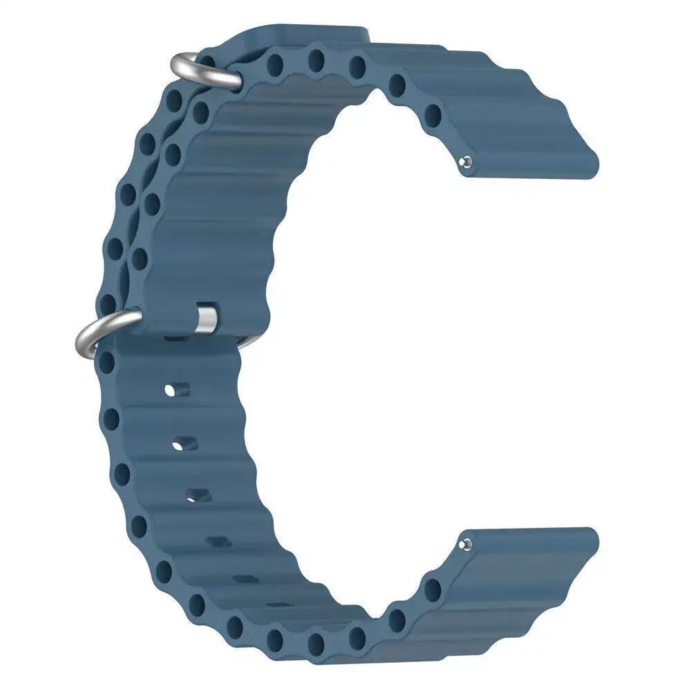 Strap-it Strap-it Bracelet Océan Amazfit GTR 4 (bleu gris)