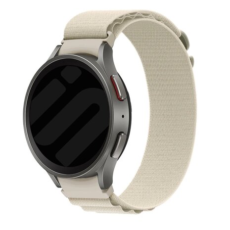 Strap-it Strap-it Bracelet Alpine Samsung Galaxy Watch 6 Classic 47mm (lumière stellaire)