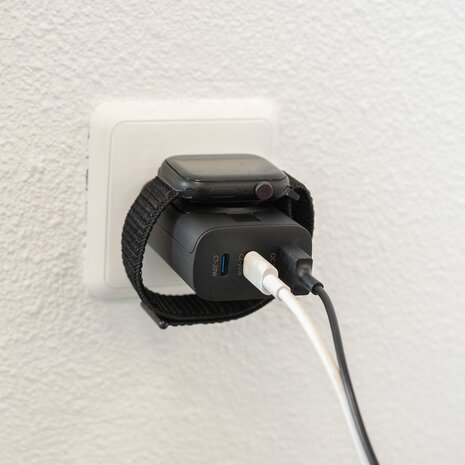 Strap-it Strap-it 43W Adapteur avec chargeur Apple Watch Strap-it Strap-it 43W Adapteur avec chargeur Apple Watch