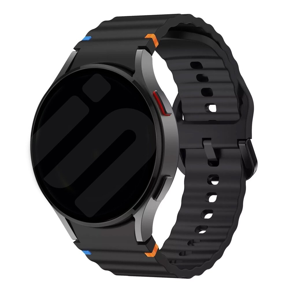 Strap-it Strap-it Bracelet Wave Samsung Galaxy Watch 4 40mm (noir)