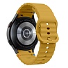Strap-it Strap-it Bracelet Wave Samsung Galaxy Watch 4 Classic 42mm (jaune) Strap-it Strap-it Bracelet Wave Samsung Galaxy Watch 4 Classic 42mm (jaune)