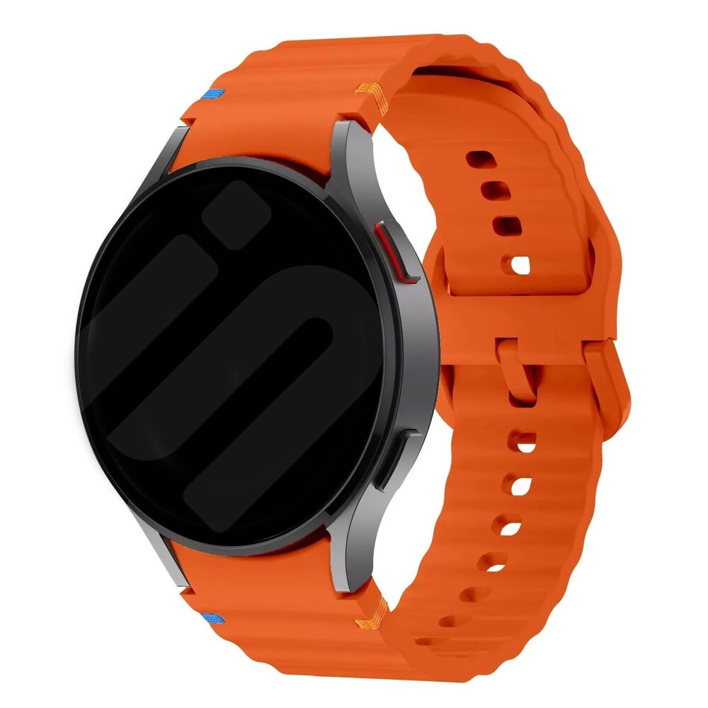 Strap-it Strap-it Bracelet Wave Samsung Galaxy Watch 4 Classic 46mm (orange)