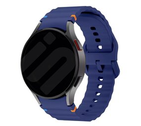 Strap-it Bracelet Wave Samsung Galaxy Watch 5 40mm (bleu foncé) Strap-it Bracelet Wave Samsung Galaxy Watch 5 40mm (bleu foncé)