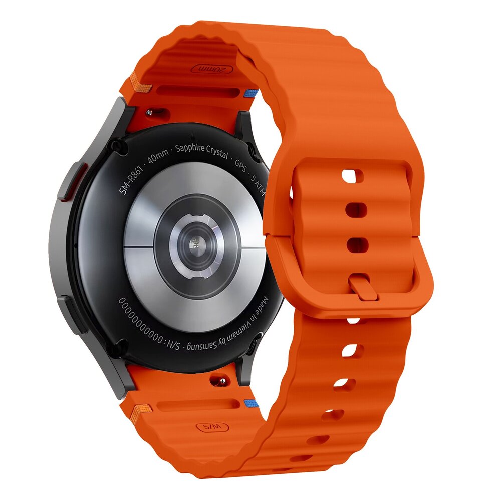 Strap-it Strap-it Bracelet Wave Samsung Galaxy Watch 5 44mm (orange) Strap-it Strap-it Bracelet Wave Samsung Galaxy Watch 5 44mm (orange)