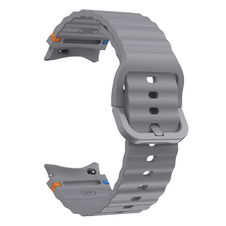 Strap-it Strap-it Bracelet Wave Samsung Galaxy Watch 5 44mm (gris foncé)