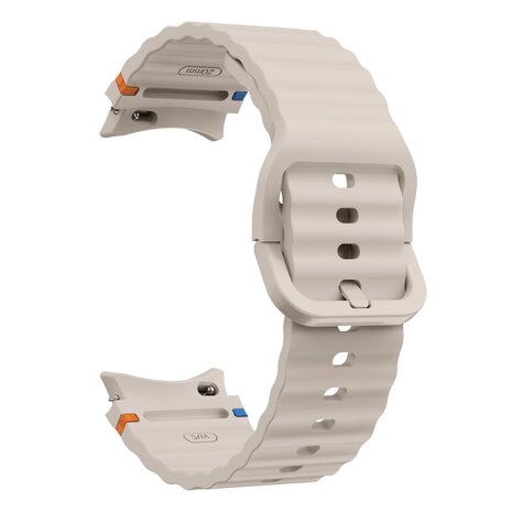 Strap-it Strap-it Bracelet Wave Samsung Galaxy Watch 5 44mm (lumière stellaire)
