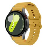 Strap-it Bracelet Wave Samsung Galaxy Watch 7 40mm (jaune) Strap-it Bracelet Wave Samsung Galaxy Watch 7 40mm (jaune)